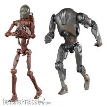 Star Wars Episode II Black Series Actionfiguren 2er-Pack C-3PO (B1 Battle Droid Body) & Super Battle Droid 15 cm