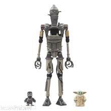 Star Wars: The Mandalorian Vintage Collection Actionfiguren 3er-Pack IG-12, Grogu & Anzellan 10 cm