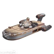 Hasbro HASG0673 - Star Wars Episode IV Vintage Collection Fahrzeug mit Actionfigur Landspeeder & Luke Skywalker (Tatooine)
