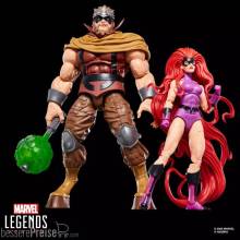 Hasbro HASG1870 - Inhumans Marvel Legends Actionfiguren 2er-Pack Marvel´s Medusa & Marvel´s Gorgon 15 cm