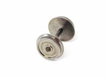 Rivarossi HC6100 - Wechselstromradsätze (4 Stück), Achslänge: 25,20 mm, Raddurchmesser: 10,27 mm, passend z.B.für viele Güterwagen mit Y25-Drehgestellen (Rivarossi, Jouef, Electrotren)