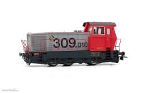 Electrotren HE2014 - RENFE, Diesel-Rangierlokomotive 309 in rot/grauer Lackierung, Ep. V