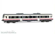 Electrotren HE2501BS - RENFE, Dieseltriebwagen 9-596-005-9, in „Media Distancia“-Farbgebung, Epoche VI - DCC sound decoder