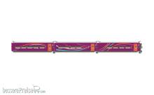 Electrotren HE3002 - RENFE, 3-tlg. Ergänzungsset des Hochgeschwindigkeitszugs „AVLO“, Nr. 2/3, violette Farbgebung, Ep. VI