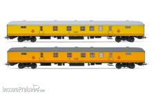 Electrotren HE4021 - RENFE, 2-tlg. Set Postwagen P3-3100 mit 160-km/h-Drehgestellen in gelber Farbgebung, Ep. IV-V