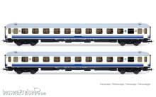Electrotren HE4040 - RENFE, 2er-Pack „Estrella Rías Bajas”, Bc10x-12600, Largo Recorrido-Farbgebung