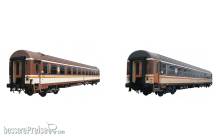 Electrotren HE4046 - RENFE, 2-tlg. Set „Estrella Galicia”, 2 x BBL-9600, Estrella-Farbgebung mit braunen und orangefarbenen Türen