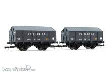 Electrotren HE6009 - R.N.,2tlg. 2-achs. ged. Güterwg. Type PX, ENSIDESA, Ep.III
