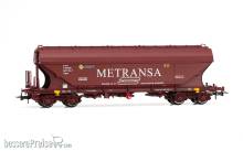 Electrotren HE6068 - RENFE, 4-achs. Schwenkdachwagen TT5 in oxidroter Lackierung, „Metransa, Ep. IV