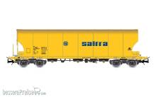 Electrotren HE6091 - RENFE, 4-achs. Getreidesilowagen „Saltra“, gelb mit blauem Logo