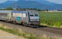 Jouef HJ2470 - SNCF, elektrische Zweisystemlokomotive BB 26163R, in grauer „fluo Grand Est“-Farbgebung, Ep. VI