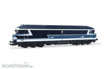 Jouef HJ2621 - SNCF, 6-achs. dieselelektrische Mehrzwecklokomotive CC 72056 „La Bourboule“, blau-Farbgebung mit „Casquette“-Logo, Ep. V