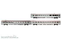 Jouef HJ4197 - SNCF, dreiteiliges Set EC „Etoile du Nord“, Set 2/2 (1 x Vru, 1 x A3rtu und 1 x A8u), Ep. V
