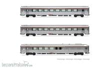 Jouef HJ4206HM - SNCF, 3-tlg. Set TEE „Jules Verne“, Ep. IV (Set 2 von 2)