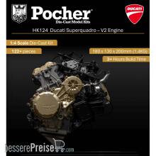 Pocher HKM124 - POCHER Ducati Superquadro - V2 Engine 1:4