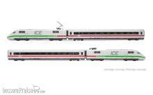 Lima HL1754 - DB AG, ICE 1, Tz 155 „Rosenheim”, 4-tlg. Grundset (Lok, Dummy, je ein Wagen 1. + 2. Klasse), „Klimaschützer”