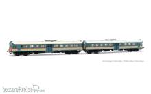 Lima HL2676 - FS, 2-tlg. Set Dieseltriebwagen der Reihe ALn 668 1200 (1 Doppeltür, Auspuffrohre), in Ursprungslackierung mit flachen Fenstern