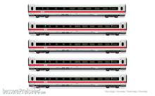 Lima HL4682 - DB AG, 5-tlg. Set Zwischenwagen für ICE-1 HL1751 (1 x 1. Klasse + 4 x 2. Klasse), „Landshut“