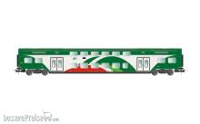 Lima HL5062 - Trenitalia Tper, Vivalto-Doppelstockwagen, in FER-Farbgebung grün/weiß/rot mit gesicktem Dach