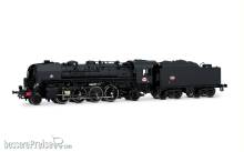 Arnold HN2544S - SNCF, Schlepptender-Dampflokomotive 141R 463 mit Speichenrädern und genietetem Kohletender, schwarz, Ep. III, mit DCC-Sounddecoder