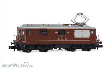 Arnold HN2627S - BLS, vierachsige elektrische Mehrzwecklokomotive Re 4/4 173 „Lötschental“, braun, Ep. IV-V, mit DCC-Sounddecoder
