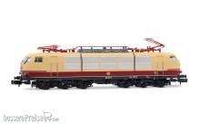 Arnold HN2641 - DB, Elektrolokomotive Baureihe 103, langer Lokkasten, schwarzes Fahrgestell