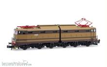 Arnold HN2644S - FS, Elektrolokomotive der Reihe E.645, 2. Bauserie, mit Triplex-Fenstern, Castano/Isabella-Farbgebung, Ep. IV-V, mit Sounddecoder