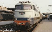 Arnold HN2686S - FS, Elektrolokomotive E.444 002 Prototyp, in Ursprungslackierung, silberne Zierleisten, schwarze Drehgestelle, mit Multiprotokoll-Sounddecoder