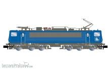 Arnold HN2694S - Press, Elektrolokomotive BR 155, Einarmstromabnehmer, blaue Farbgebung, mit Multiprotokoll-Sounddecoder