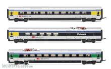 Arnold HN3503 - SBB, Ergänzungsset 3tlg. ETR 610 Cisalpino, Epoche VI