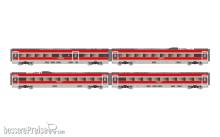Arnold HN3515 - FS Trenitalia, 4-tlg. Set Zwischenwagen des Frecciarossa ETR 1000, Ep. VI