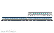 Arnold HN4474 - SNCF, dreiteiliges Set „Train Expo“, Set Nr. 3, 2 x T2-Schlafwagen + Barwagen, Ep. VI