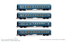 Arnold HN4481 - DR, 4-tlg. Set „Tourex“, Nr. 2/2, bestehend aus 1 x WR + 1 x SD + 2 x WLAB, blaue Farbgebung, Ep. III