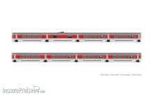 Arnold HN4511 - RENFE, 8-tlg. Komplettset Talgo III RD TEE „Catalan Talgo“, in Ursprungslackierung