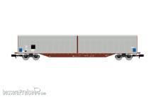 Arnold HN6637 - F-ERSA, 4-achs. Schiebewandwagen Habbins, „Ermewa, Ep. VI