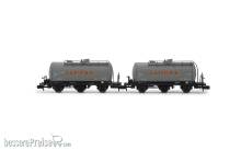 Arnold HN6674 - RENFE, 2-tlg. Set dreiachsiger Kesselwagen „CAMPSA“, Ep. III