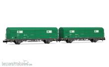 Arnold HN6703 - RENFE, 2-tlg. Set JPD-Wagen „TEM“, grüne Farbgebung, Ep. V