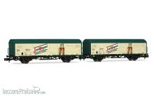 Arnold HN6704 - RENFE, 2-tlg. Set JPD-Wagen „San Miguel“ , beige/grün, Ep. V