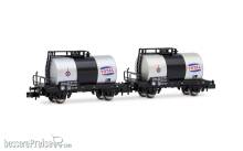 Arnold HN6746 - FS, 2-tlg. Set 2-achs. Kesselwagen „Total”