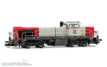 Arnold HN9073 - DB Cargo, Diesellokomotive Vossloh DE 18, rot/graue Farbgebung, Ep. VI
