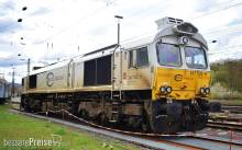 Arnold HN9080HM - Euro Cargo Rail, Diesellokomotive Class 77, weiß-gelbe Farbgebung, BLE-Sounddecoder