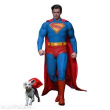 Hot Toys HOT914463 - Superman (2025) Movie Masterpiece Actionfigur 1/6 Superman & Krypto 33 cm
