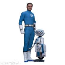 Hot Toys HOT9146992 - The Fantastic Four: First Steps Movie Masterpiece Actionfiguren 2er-Pack 1/6 Mister Fantastic & H,E,R,B,I,E, 30 cm