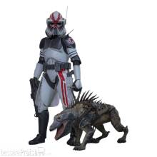 Hot Toys HOT914785 - Star Wars: The Clone Wars Actionfigur 1/6 Sergeant Hound 30 cm