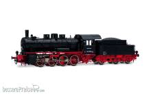Rivarossi HR2893S - DR, Dampflokomotive mit Schlepptender 55 7254, in schwarz-roter Farbgebung, Ep. III, mit DCC-Sounddecoder