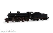 Rivarossi HR2915 - FS, Schleppdampflokomotive mit Schlepptender Gr. 685, 1. Serie, mit kurzem Kessel und elektrischen Lampen, Ep. III