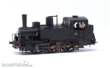 Rivarossi HR2918 - FS, Dampflokomotive Gr. 835, mit elektrischen Lampen und weißen Felgen, Ep. III-IV