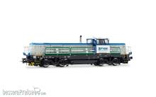Rivarossi HR2924S - FNM/Trenord, Diesellokomotive EffiShunter 1000, in grau/blau/grüner Farbgebung, Ep. VI, mit DCC-Sounddecoder