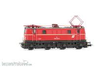 Rivarossi HR2938 - ÖBB, Elektrolokomotive 1040 003, blutorange Lackierung mit Zierlinie, Ursprungslüfter, Flachdach, Trittstufen, Ep. V