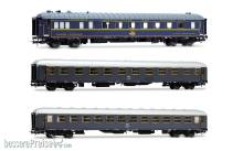 Rivarossi HR4360 - FS, 3-tlg. Set Reisezugwagen „Rapido 904-905“